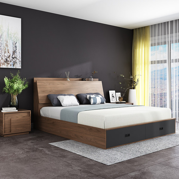 Giường ngủ hiện đại 1m6-GN01