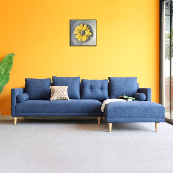 Sofa tina góc nỉ đẹp SFG-207