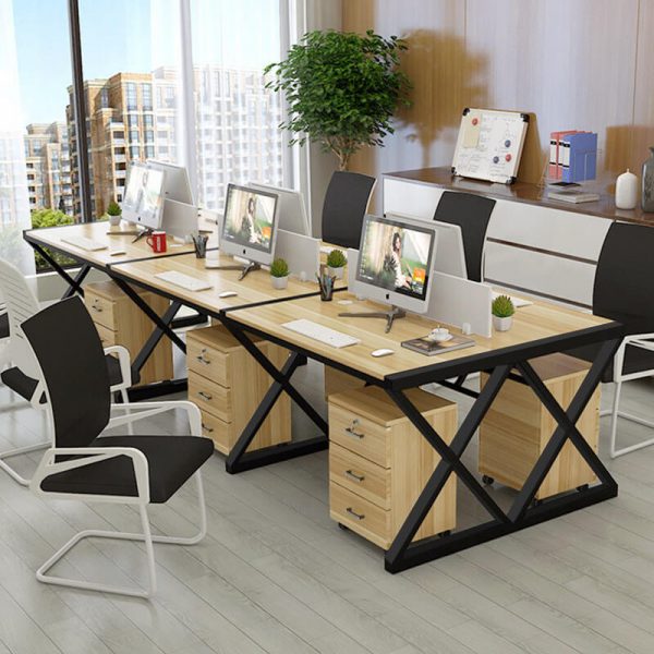 Cụm bàn làm việc 6 chỗ đẹp CB-24