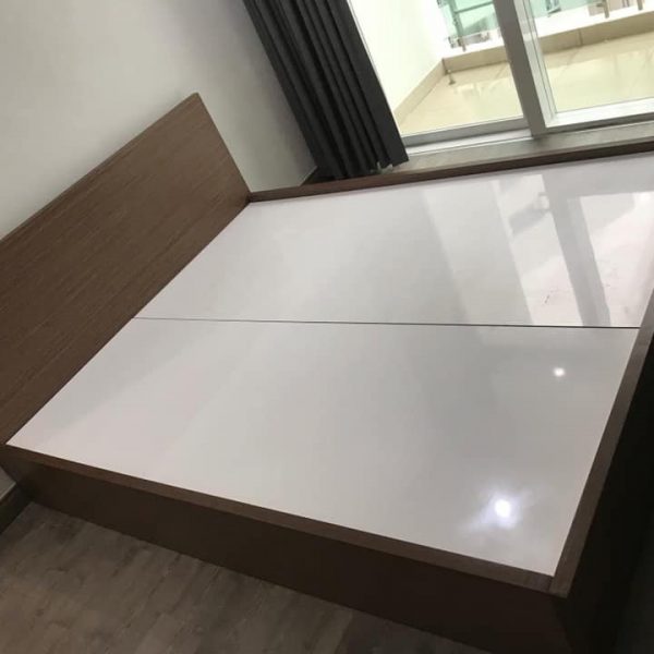 Giường ngủ 1m6 màu óc chó GG-19