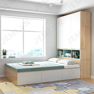 combo giường tủ cốt xanh chống ẩm - TA01