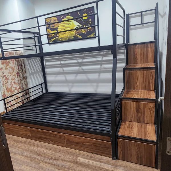 Giường tầng sắt sơn tĩnh điện 1m4- M1214GS